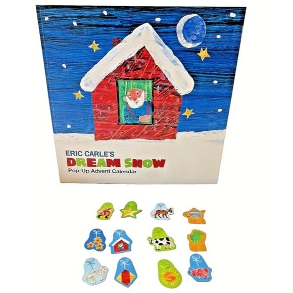 Vintage 2008 Eric Carle's Dream Snow Pop-Up Advent Calendar Interactive‎ Art - Picture 8 of 12